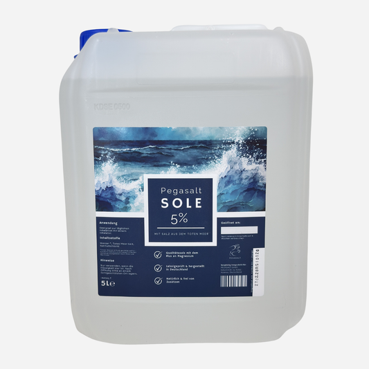 Pegasalt-Sole 5% | Sole zur Inhalation für 5000 ml | PEGASALT