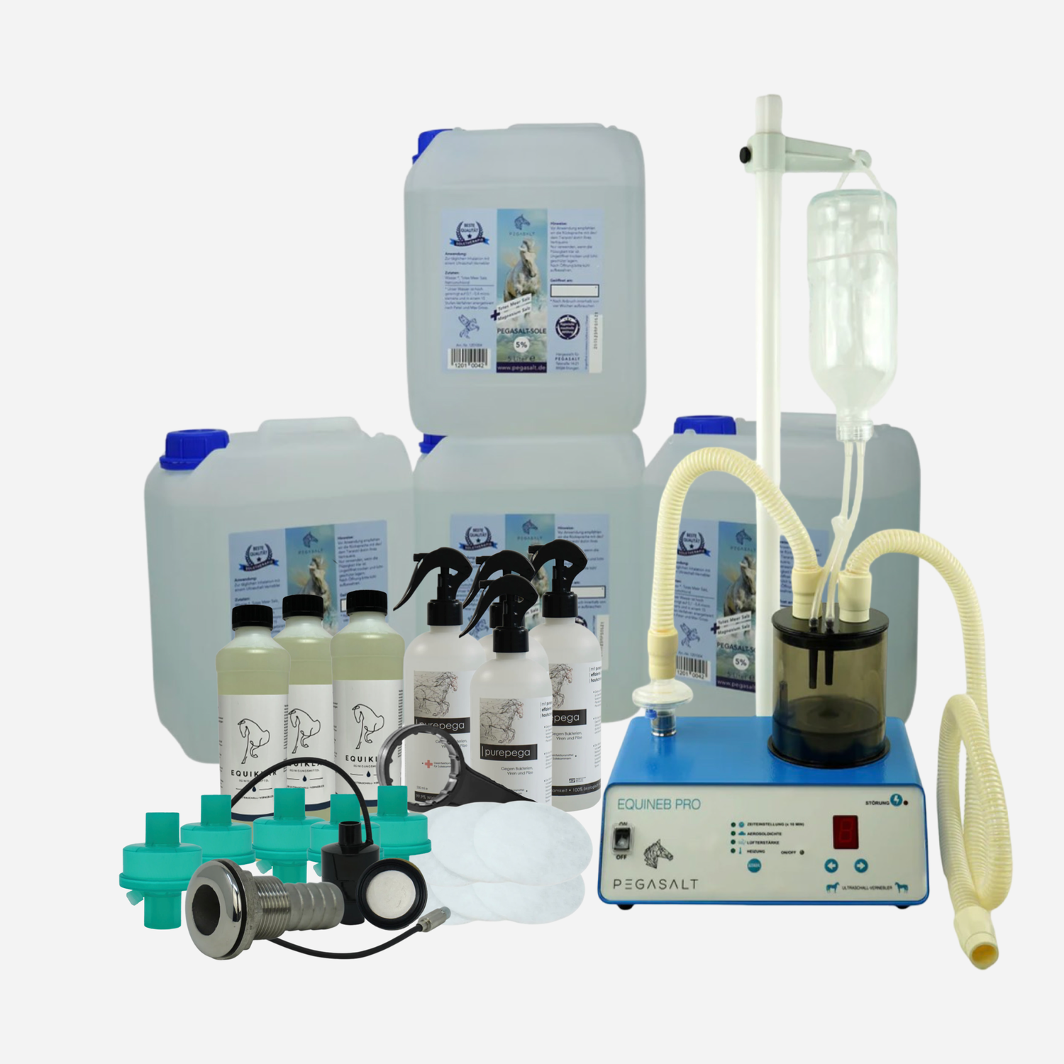 EQUINEB PRO komplettes Starter Set - PEGASALT