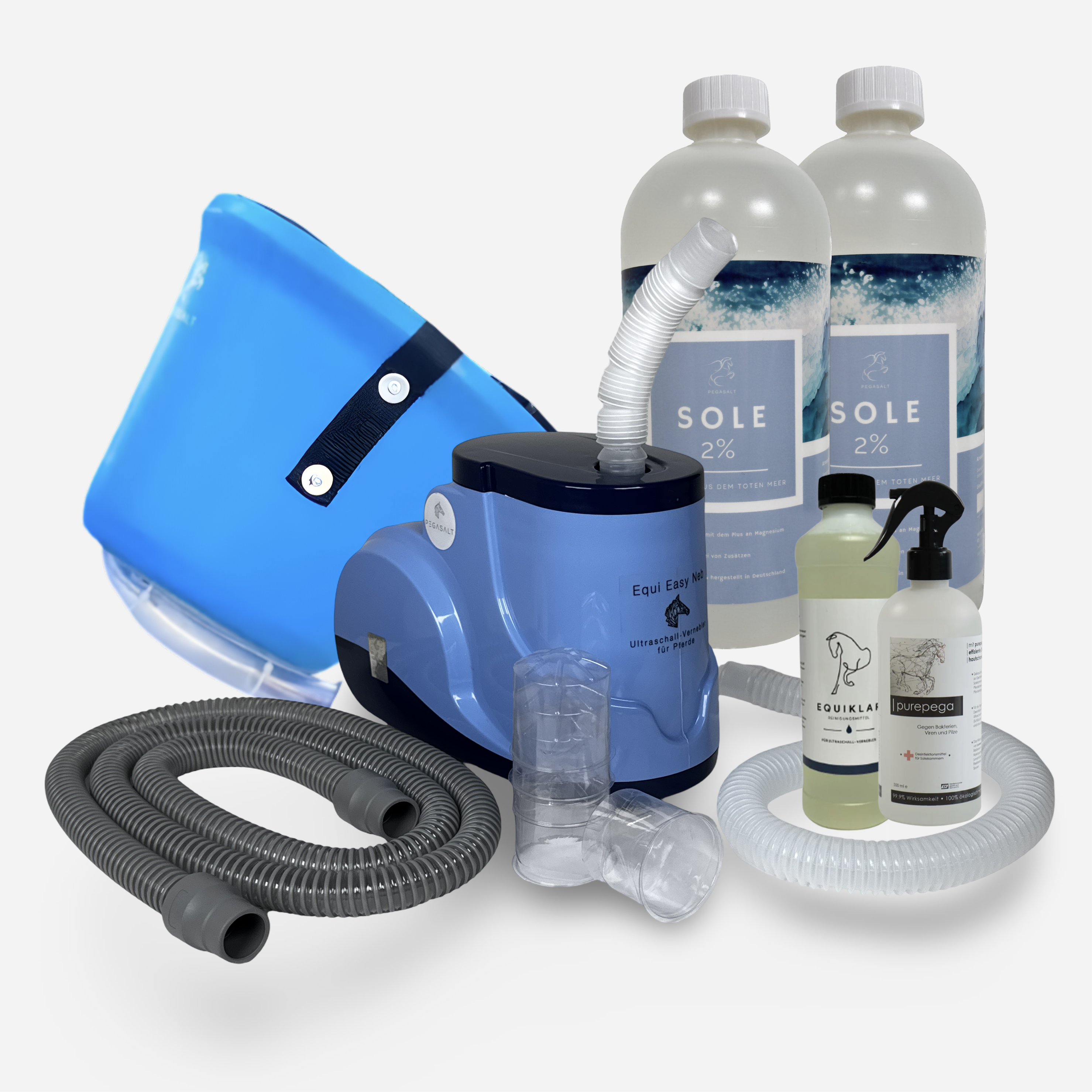 EquiEasyNeb Starter Set für Maskeninhalation für Pferde | PEGASALT