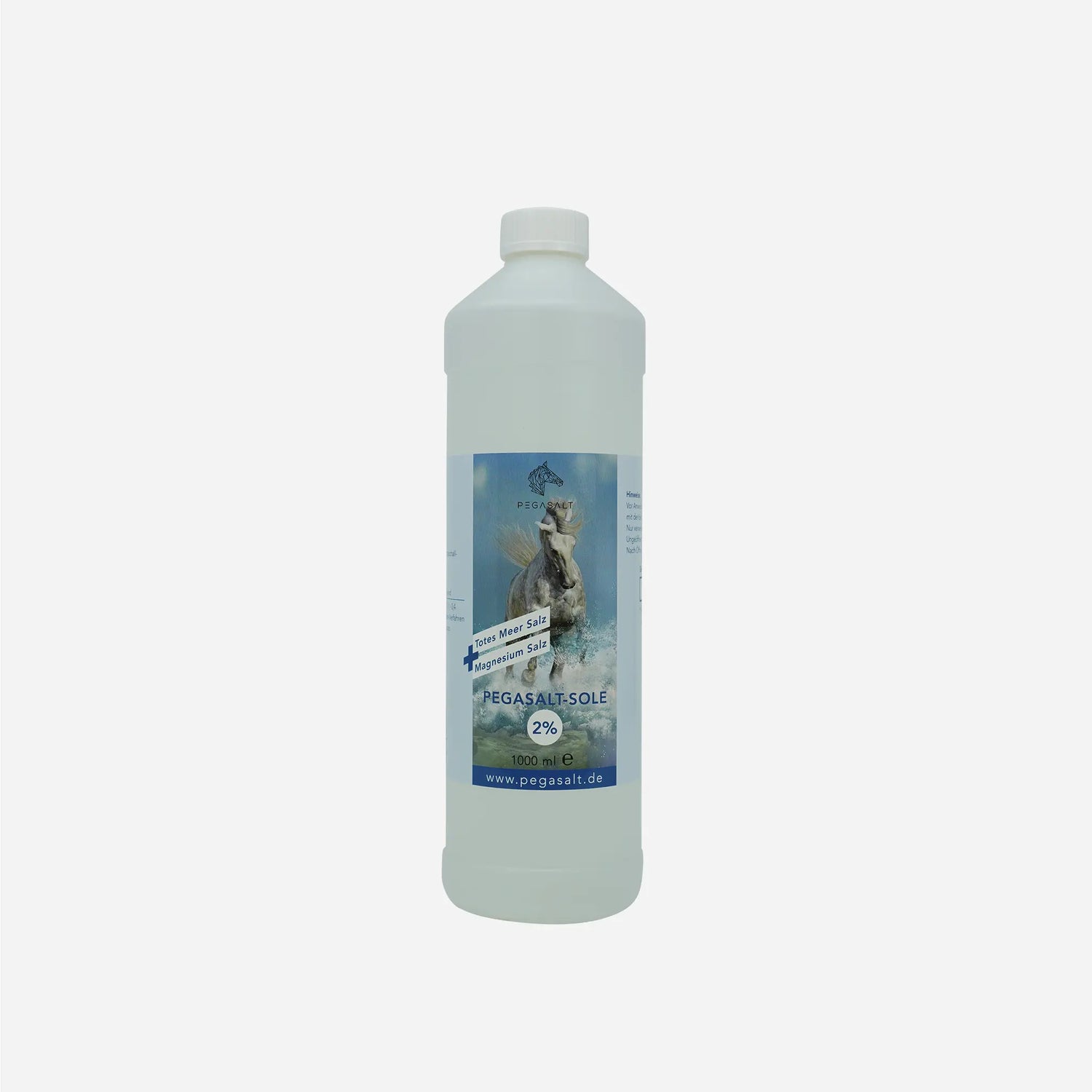 Pegasalt-Sole für Pferde zum Inhalieren | mit Salz vom Toten Meer 1000 ml | PEGASALT